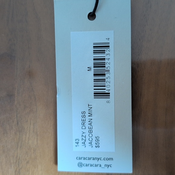 Cara Cara Jazzy Floral Dress Smocked Bodice Short Puff-Sleeve - Picture 4 of 5